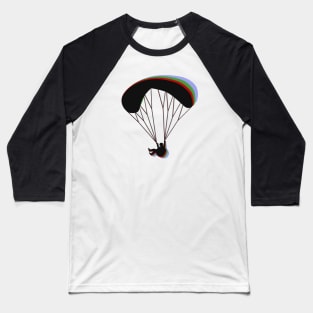 Paragliding RGB Baseball T-Shirt